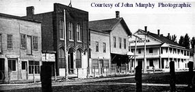 Photo of Old Buildings South Main Street circa 1910