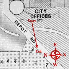 Depot Street Walking Tour Map